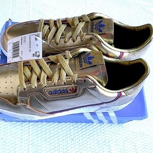 Adidas Continental 80 Gold Sneakers Men's Size 6.5 NWT